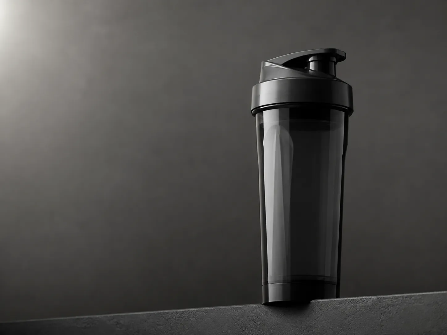 Schwarzer Shaker für Fitnessstudios und Unternehmen